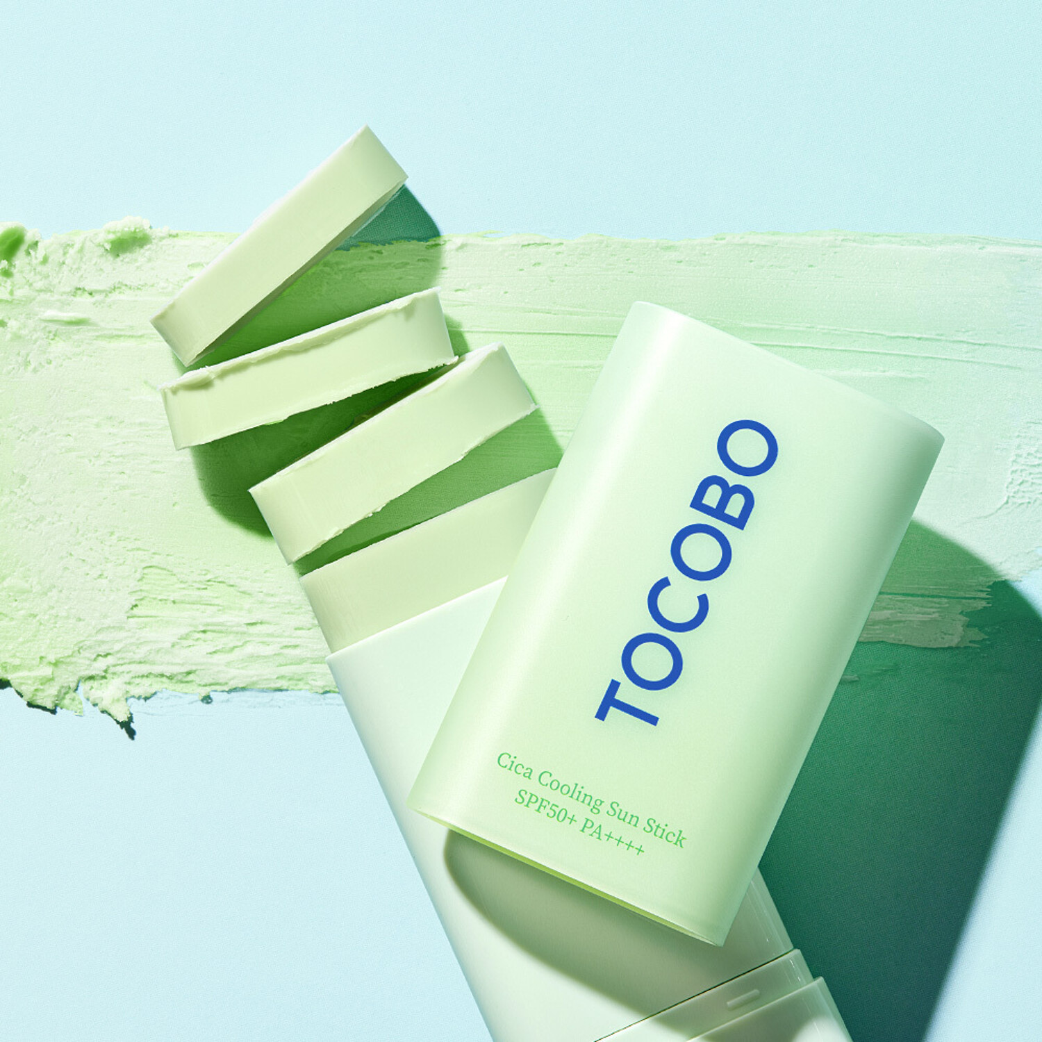 ++++TOCOBO Cica Cooling Sun StickSPF50+ PA واقي شمس عصا مبردة سريعة التهدئة بخلاصة السيكا - الصورة 2