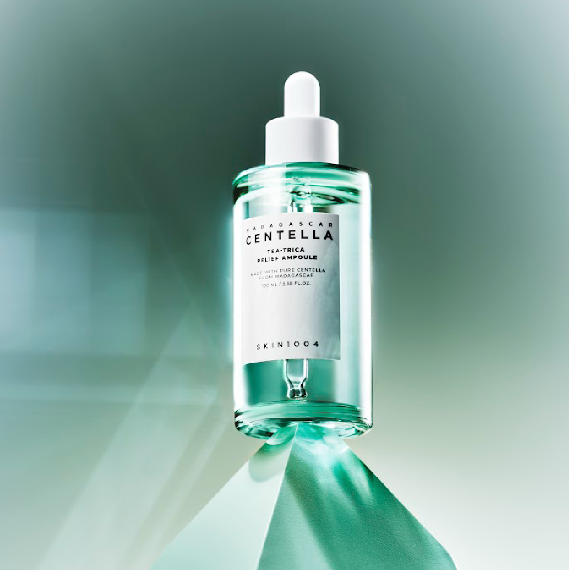 SKIN1004 Madagascar Centella Tea-Trica Relief Ampoule 100ml أمبولة مدغشقر بخلاصة السينتيللا وشجرة الشاي - الصورة 3