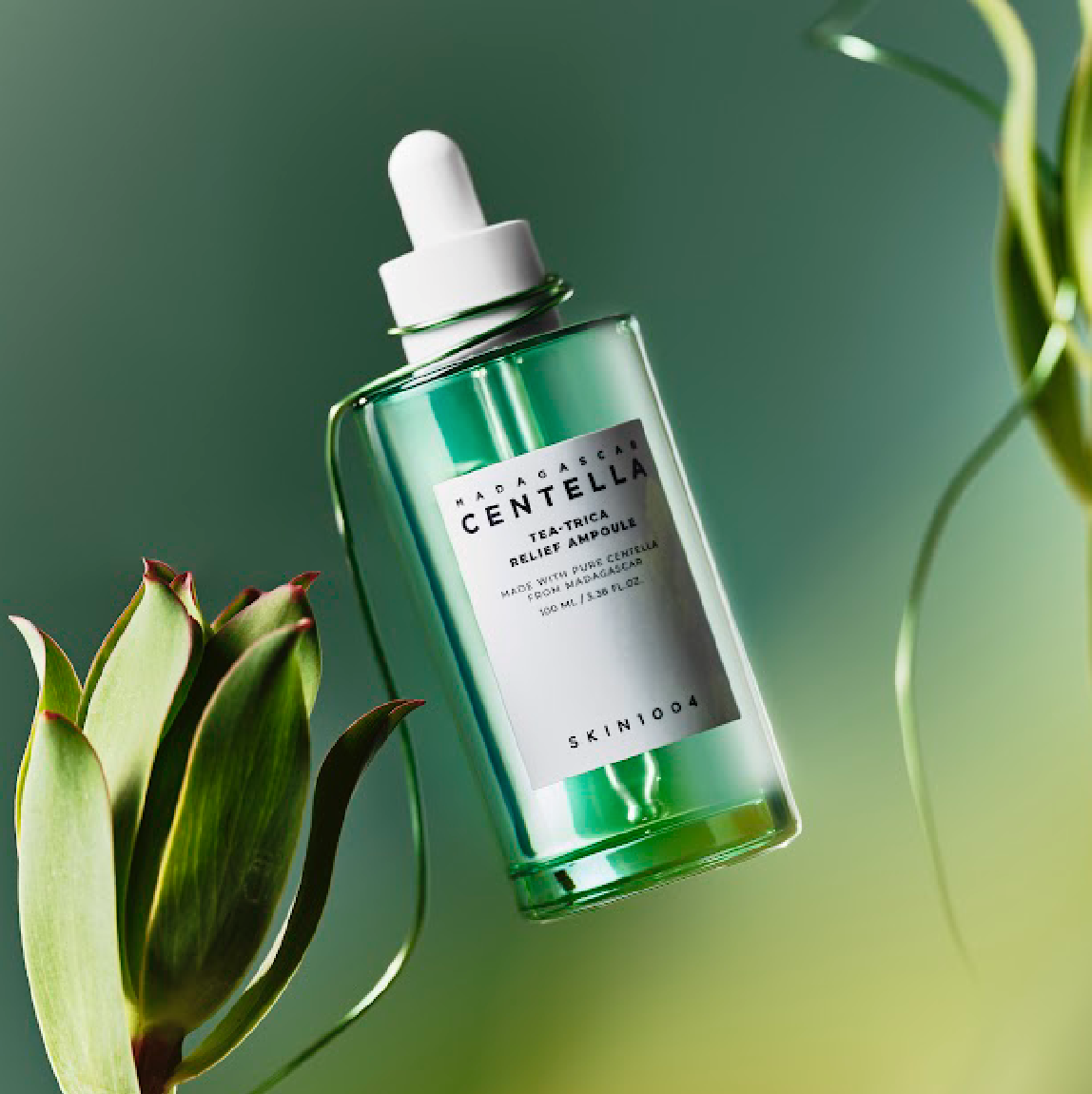 SKIN1004 Madagascar Centella Tea-Trica Relief Ampoule 100ml أمبولة مدغشقر بخلاصة السينتيللا وشجرة الشاي - الصورة 2