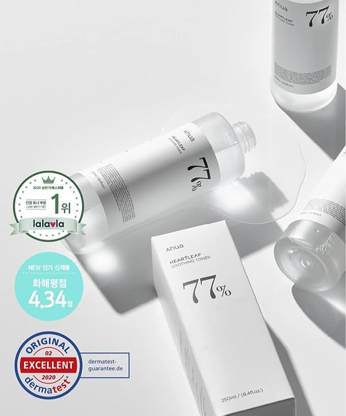 ANUA HEARTLEAF 77% SOOTHING TONER - الصورة 4