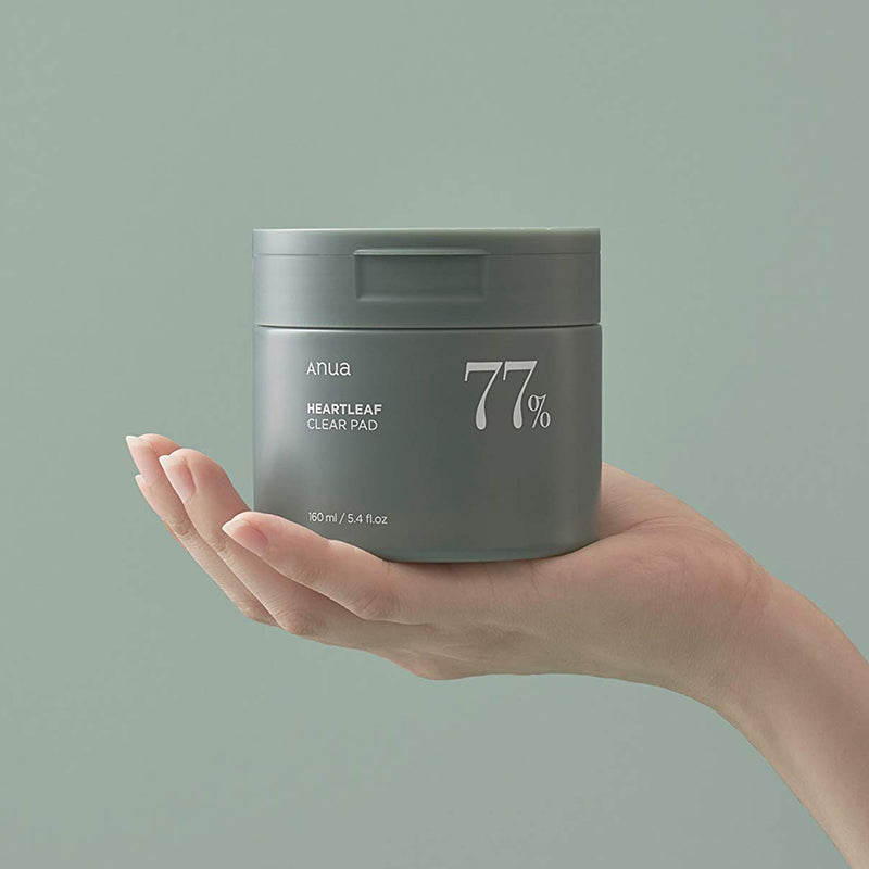 ANUA HEARTLEAF 77% TONER PAD منظفات تونر قطنية هارتليف 77% - الصورة 2