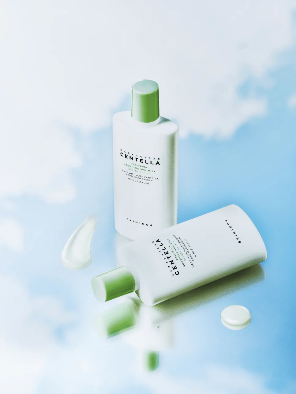SKIN1004 Madagascar Centella Tea-Trica Soothing Sun واقي شمس بخلاصة السينتيلا المهدئه - الصورة 2