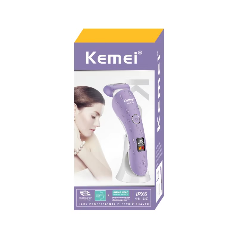 Kemei KM-1539 Lady Professional Electric Shaver - الصورة 3