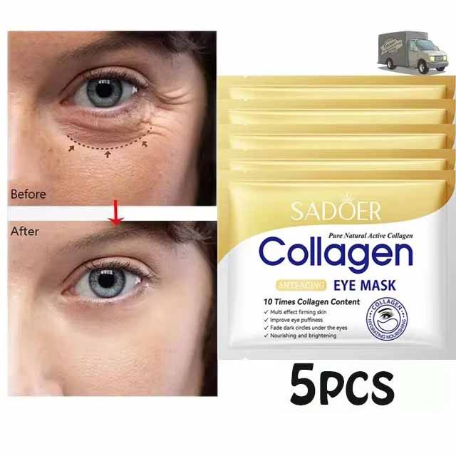Collagen Eye Mask Remove Eyes Bag Anti Dark Circles Reduce Fine Lines Anti-Wrinkles Eye Patches Nourish Eye Care Korea Cosmetics - الصورة 7